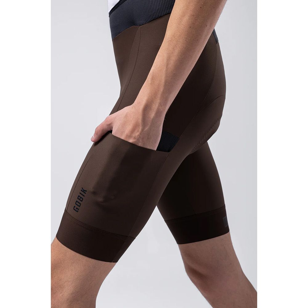 Велотрусы c лямками GOBIK GRIT 2.0 MEN COCOA - K10