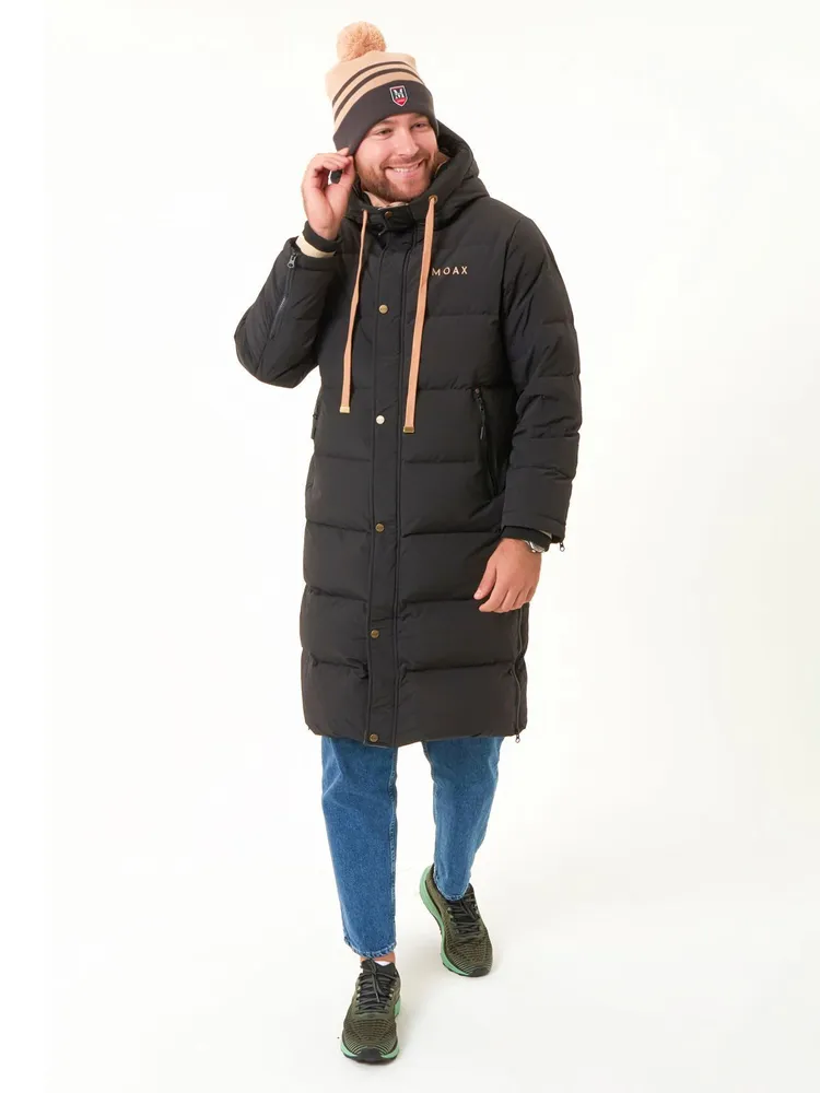 Пальто пуховое MOAX  Dachstein муж. (L, 10000 черный)