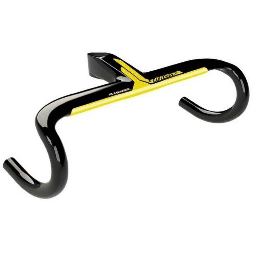 Руль Wilier ALABARDA Pro 90x40 желтый/черный