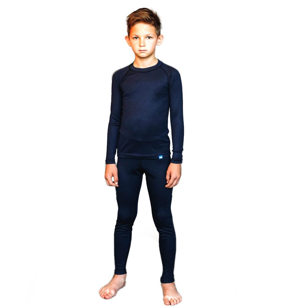 Комплект термобелья Nordski KIDS детский (116, 100 черный)