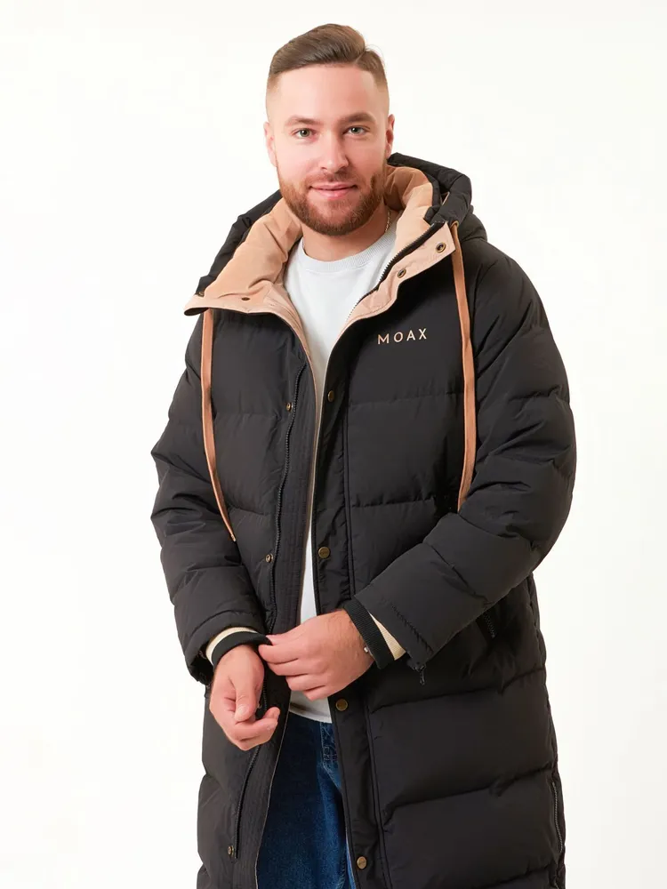 Пальто пуховое MOAX  Dachstein муж. (L, 10000 черный)