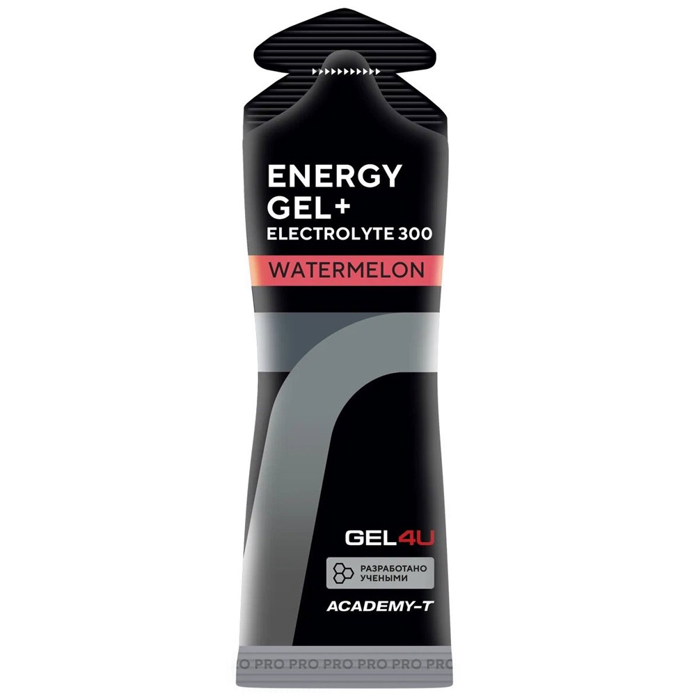 Гель энергетический углеводный с электролитами GEL4U, вкус Арбуз, 60 гр.