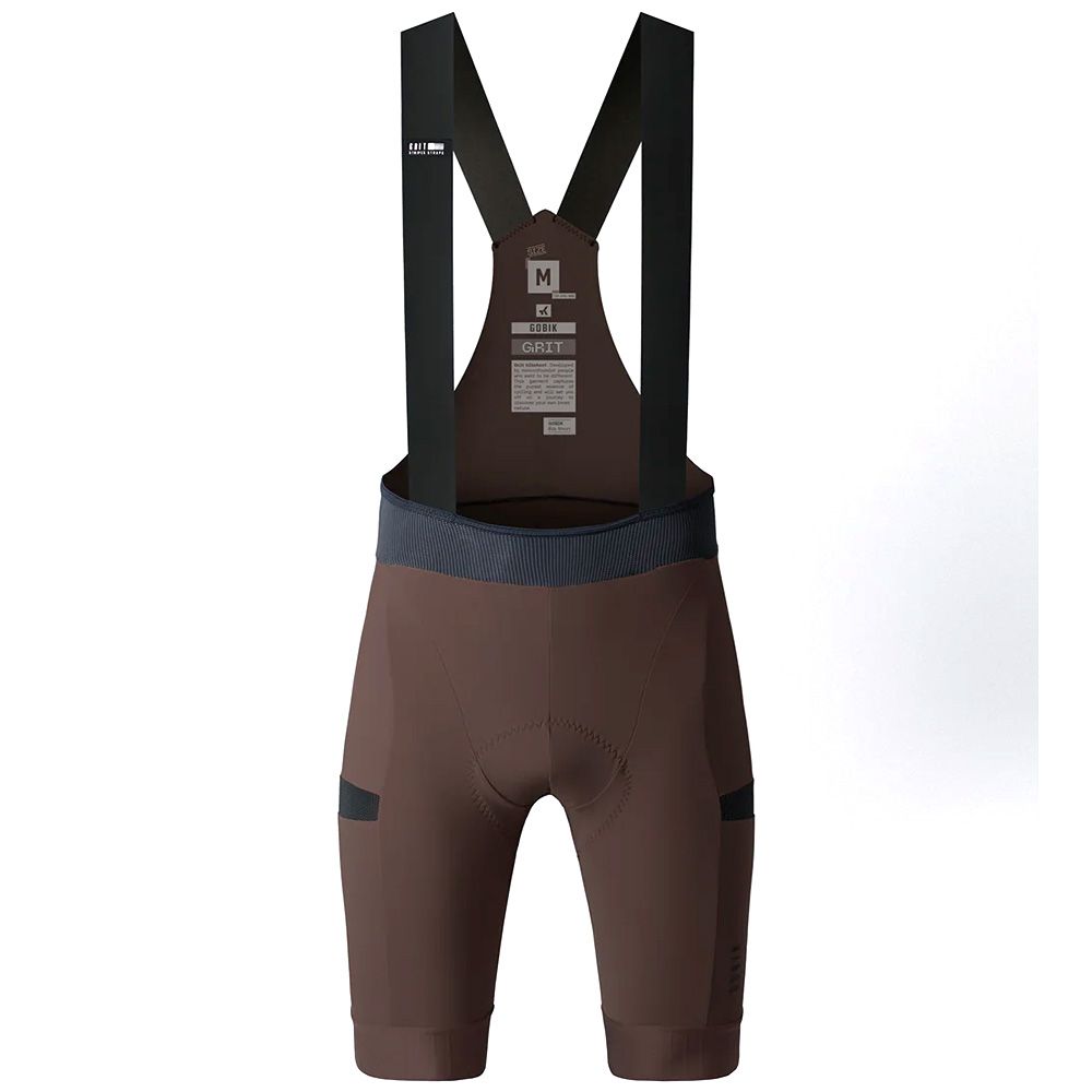 Велотрусы c лямками GOBIK GRIT 2.0 MEN COCOA - K10