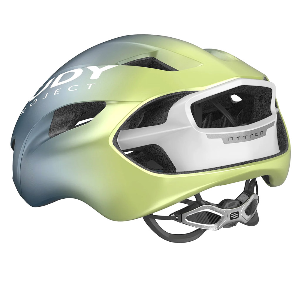 Шлем Rudy Project NYTRON Blue Avio/Apple Green Metal Matte L