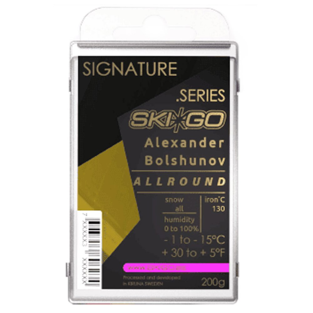 Парафин SkiGo Alexandr Bolshunov любой тип снега -1 -15 60 г