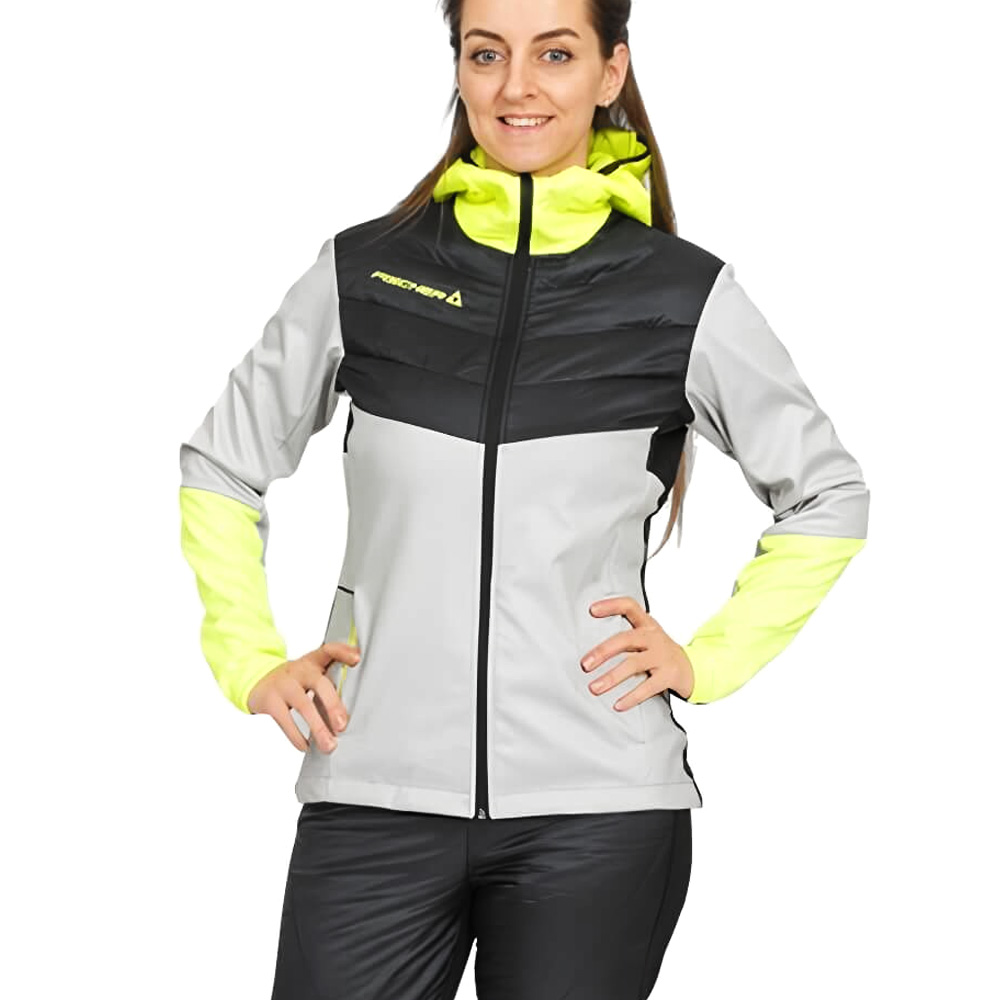 Куртка FISCHER HYBRID Warm женск. (42, 900 серый)