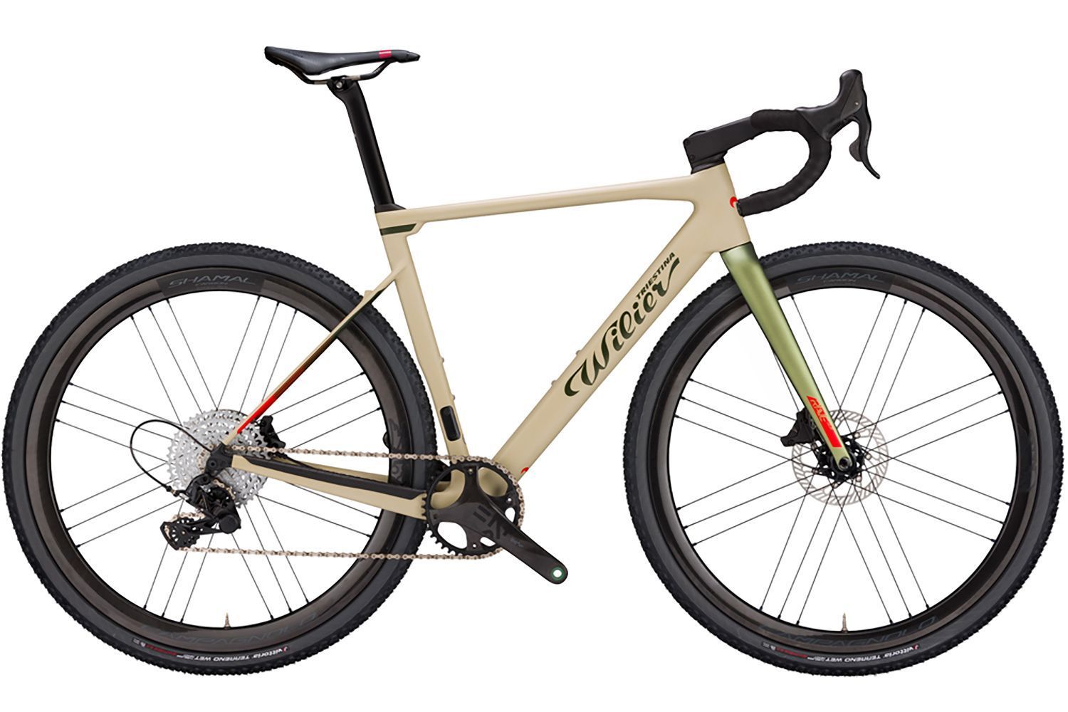 Велосипед гравел Wilier RAVE SLR Sram Force AXS 2х12 WIDE NDR38 (3V2D, M, Песочный)