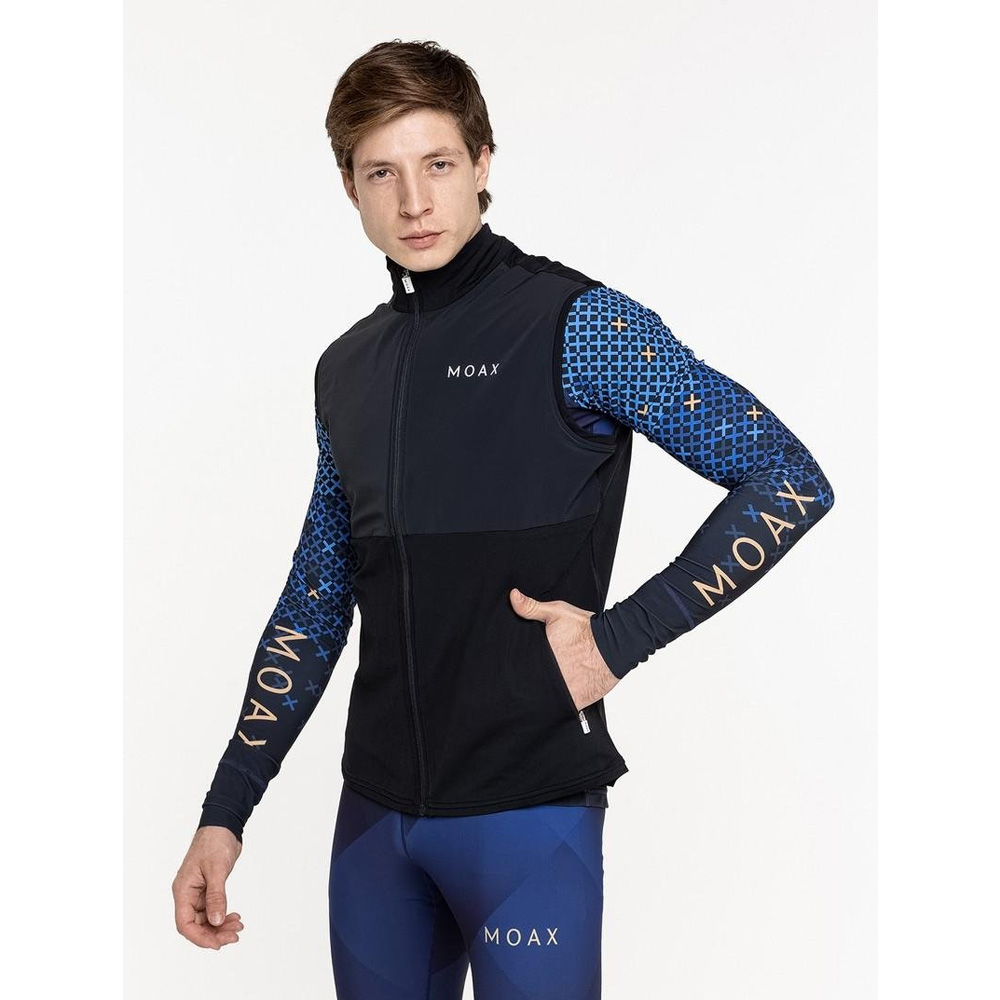 Жилет MOAX Force Wind муж. (L, 10000 Черный)