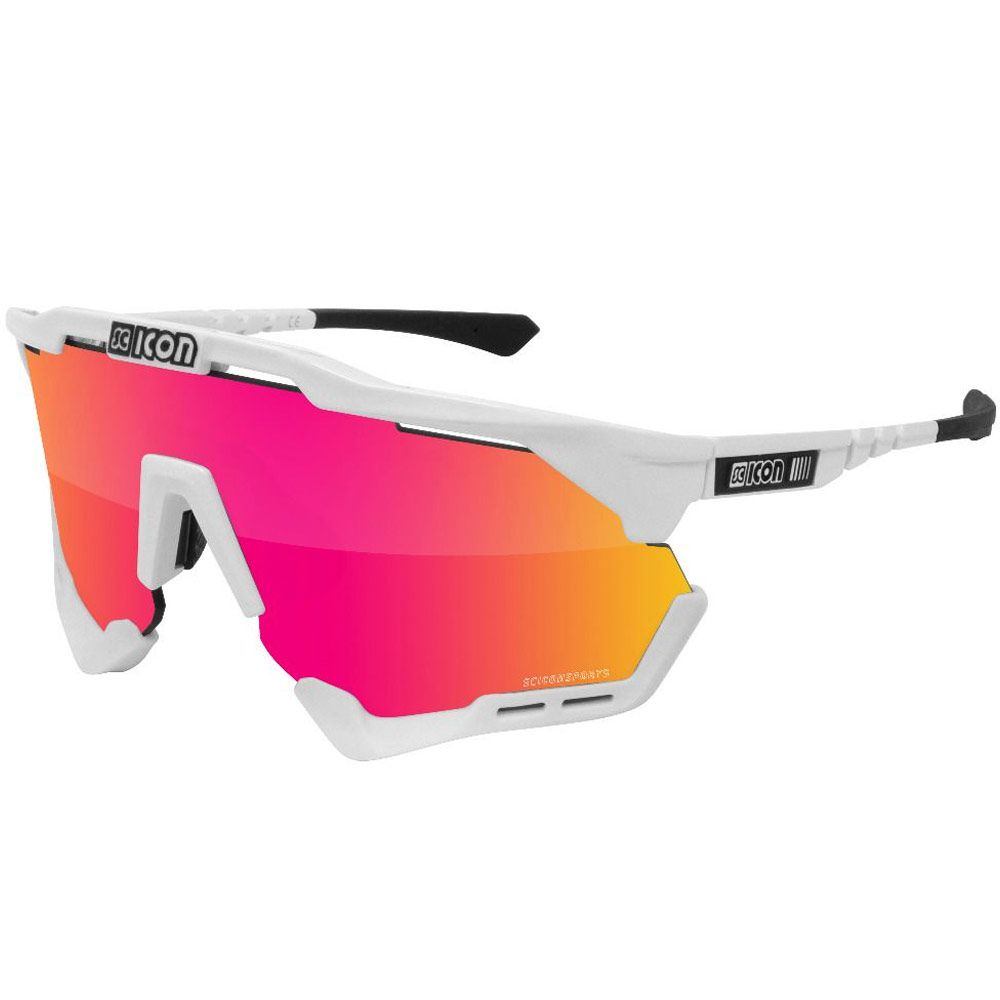 Очки SCICON Aeroshade XL Multimirror Red +Rain Clear /White gloss
