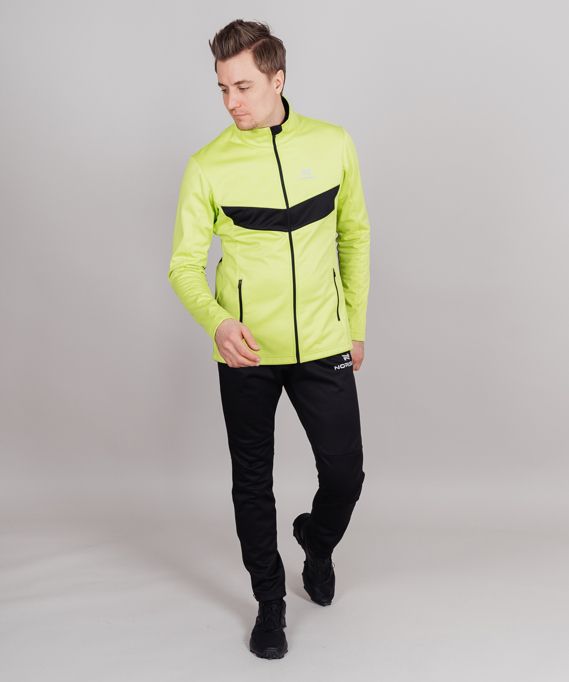Разминочный костюм Nordski  Base мужской (L, 030 Синий/желтый)