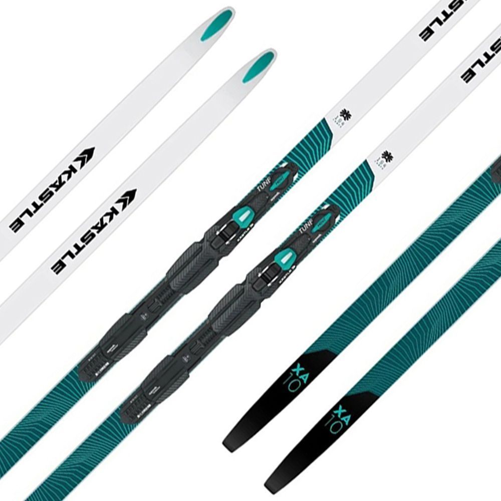 Лыжи KASTLE  XA10  Skate Plus Med NIS + крепления