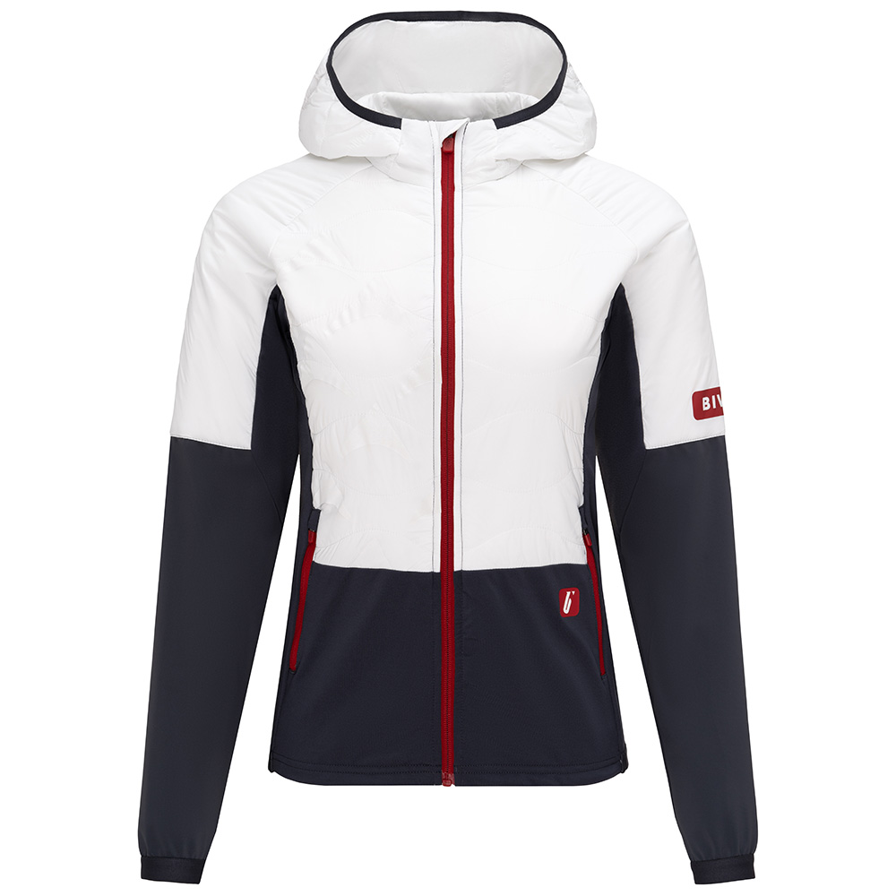 Куртка тренировочная  BIVIUM Комфорт 3.0  женск. (L, Белый/Графит)