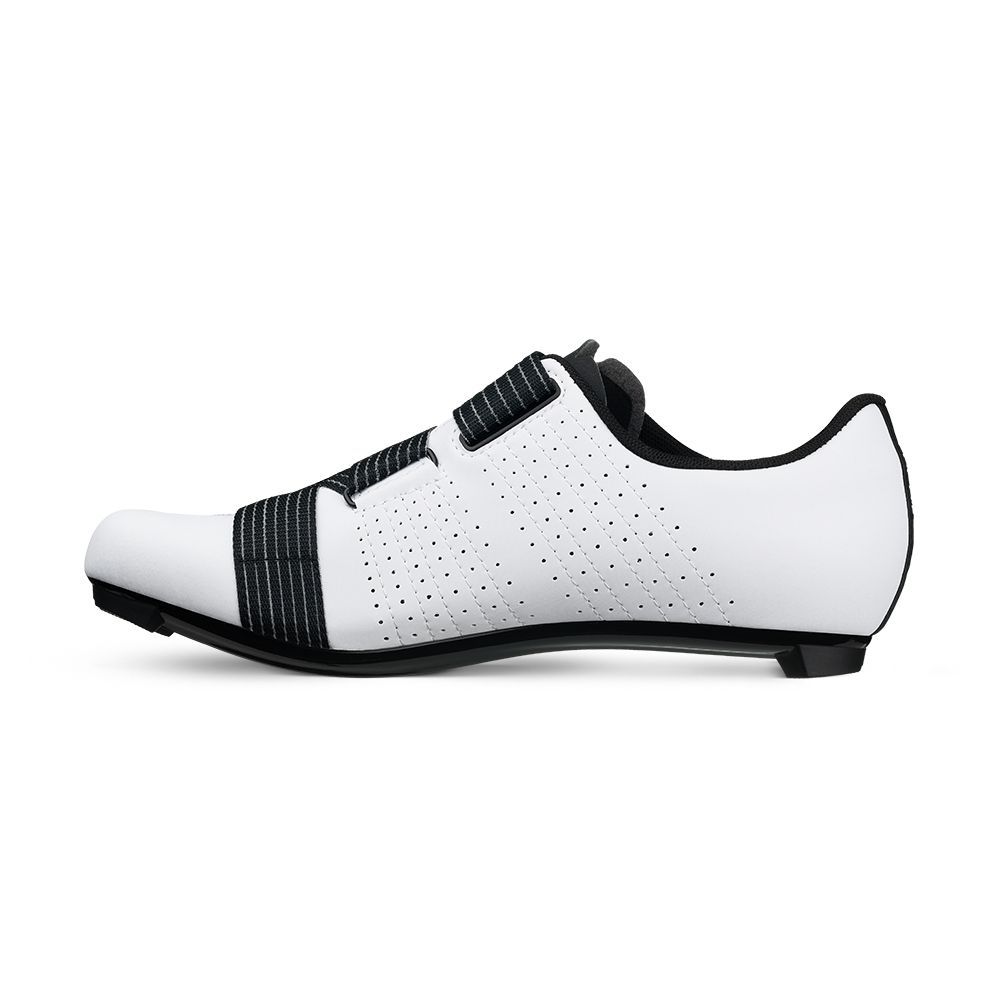 Велотуфли Fizik TEMPO POWERSTRAP R5 (43,5, Белый/черный)