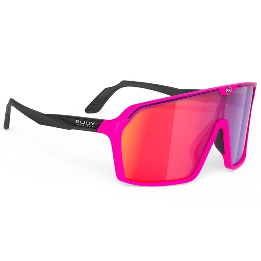 Очки Rudy Project SPINSHIELD Pink Fluo/Black Matt - Multilaser Red