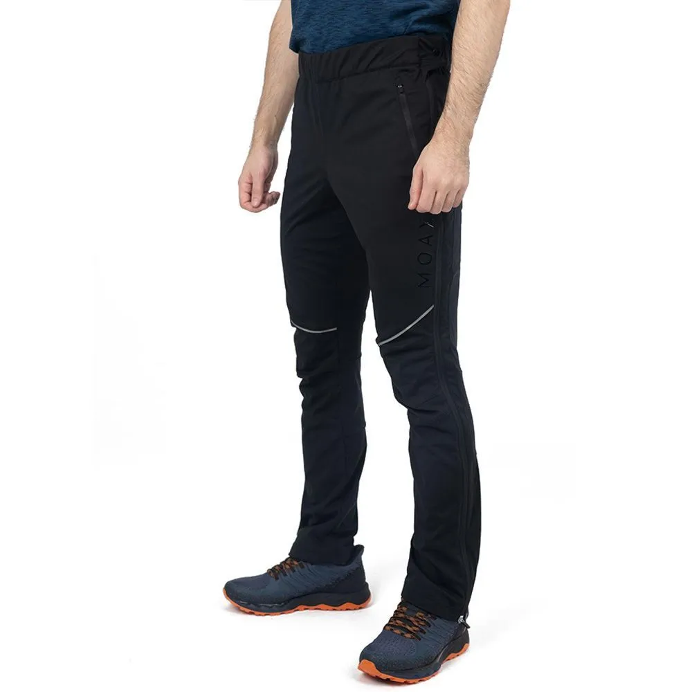 Брюки MOAX Solo Full zip женск.  (L, 10000 черный)