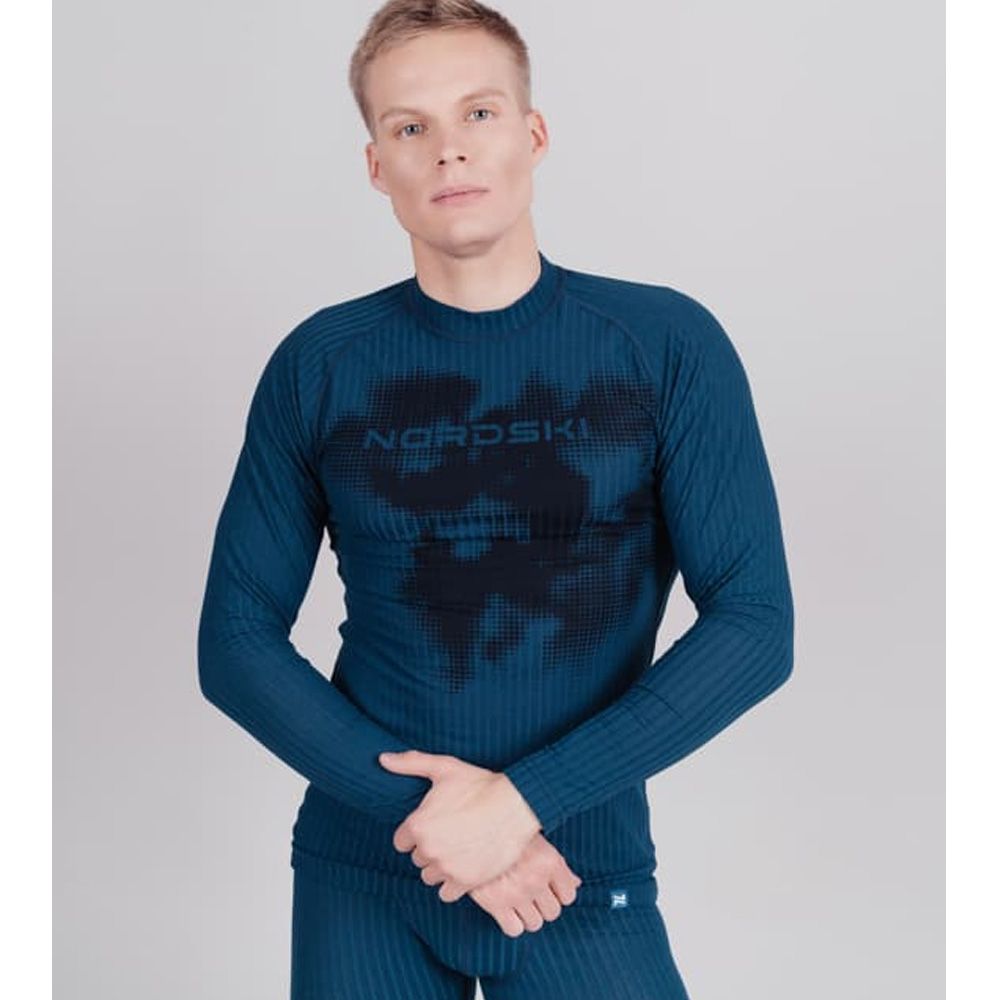 Термобелье верх Nordski Light мужское (3XL, 014 Темно-синий)
