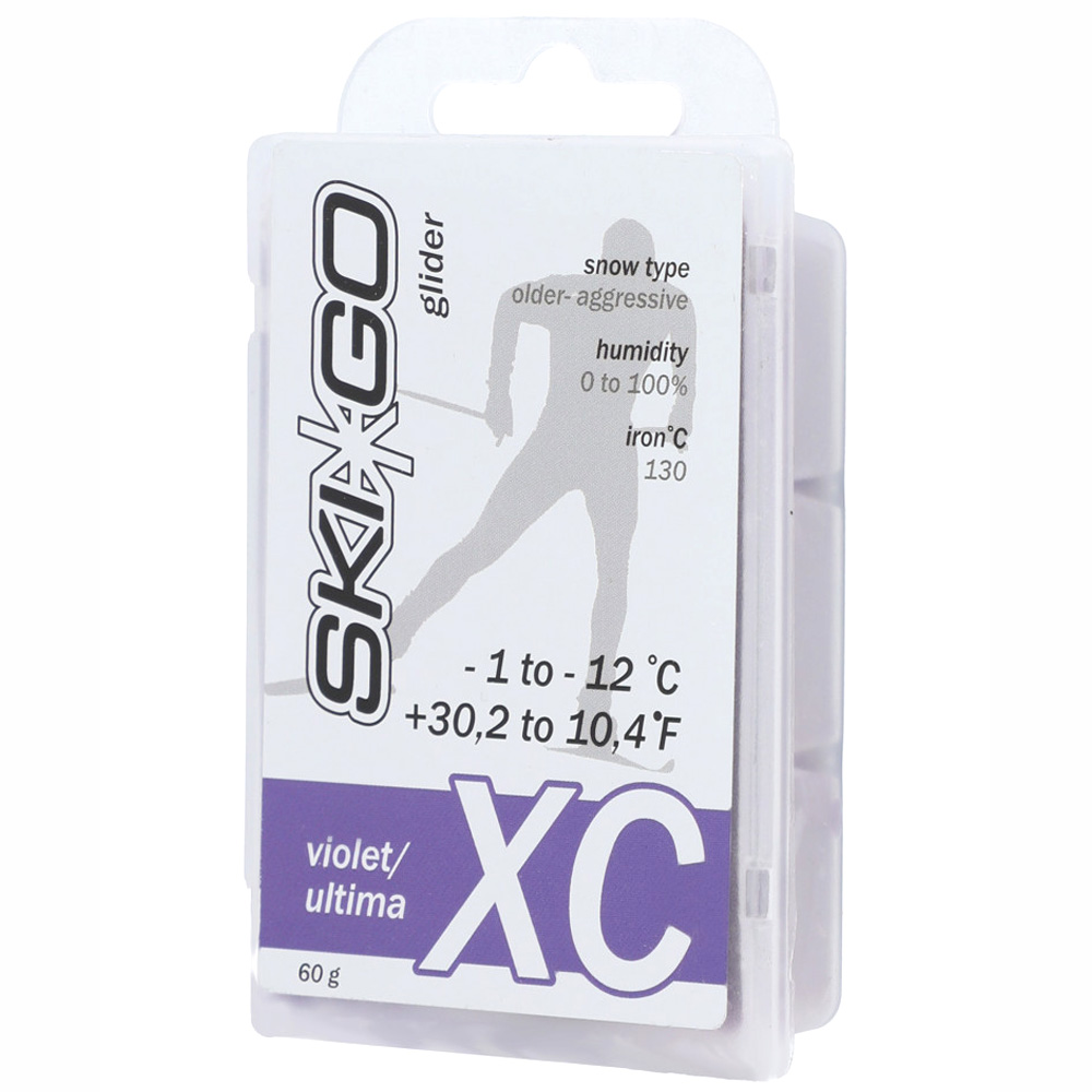 Парафин SkiGo XC Violet Ultima старый снег -1 -12 60 г
