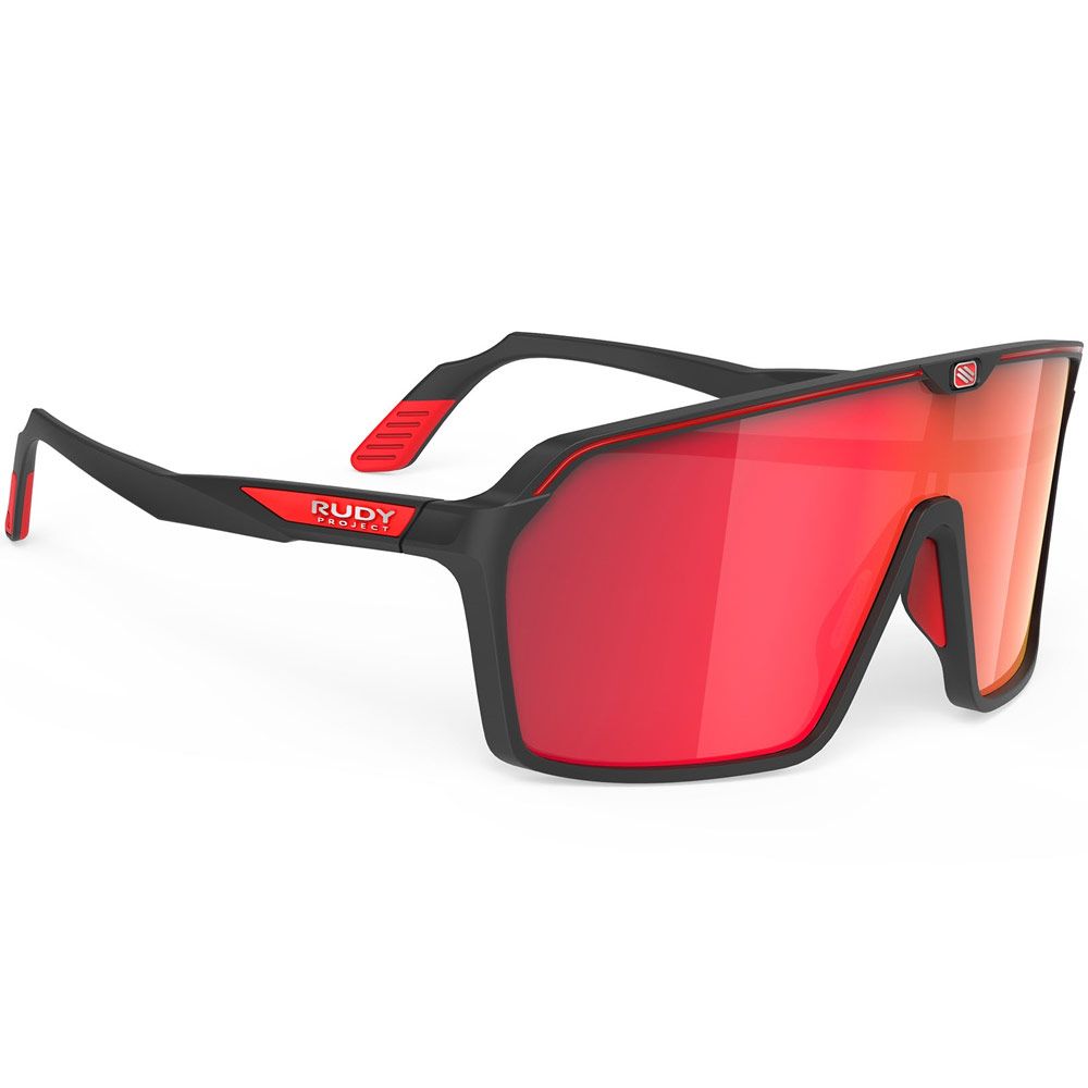 Очки Rudy Project SPINSHIELD Black Matt - MLS  Red