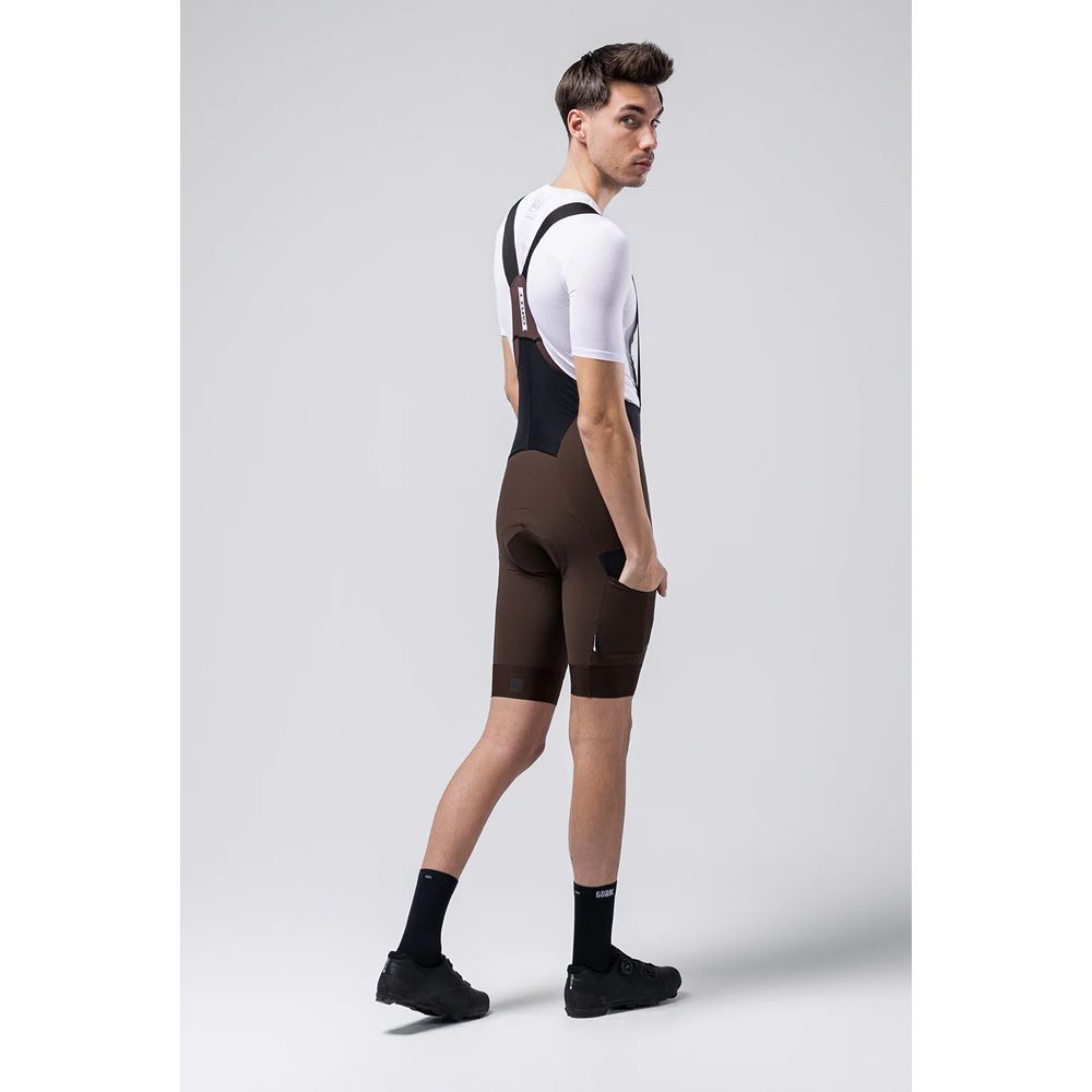 Велотрусы c лямками GOBIK GRIT 2.0 MEN COCOA - K10