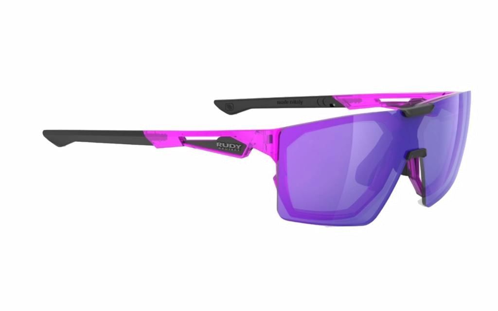 Очки Rudy Project NO CODE Crystal Pink Fluo + clip-on MLS Violet 