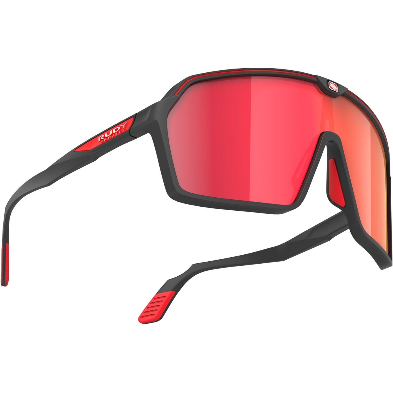Очки Rudy Project SPINSHIELD Black Matt - MLS  Red