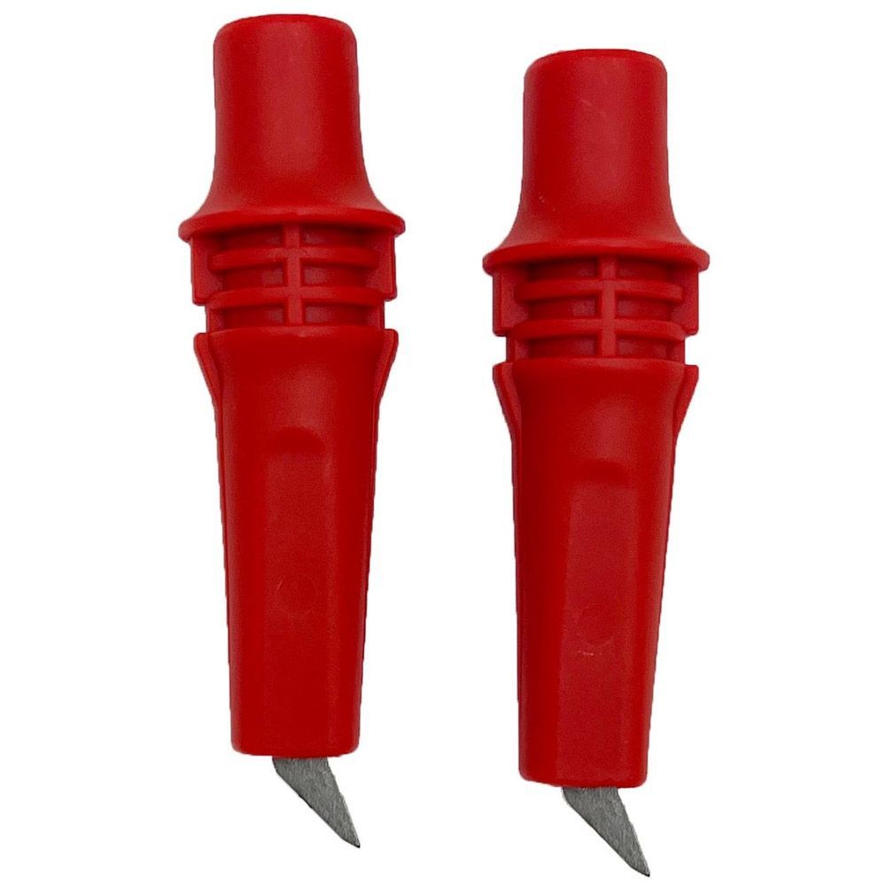 Наконечник лыжероллерный Rib красный D9мм