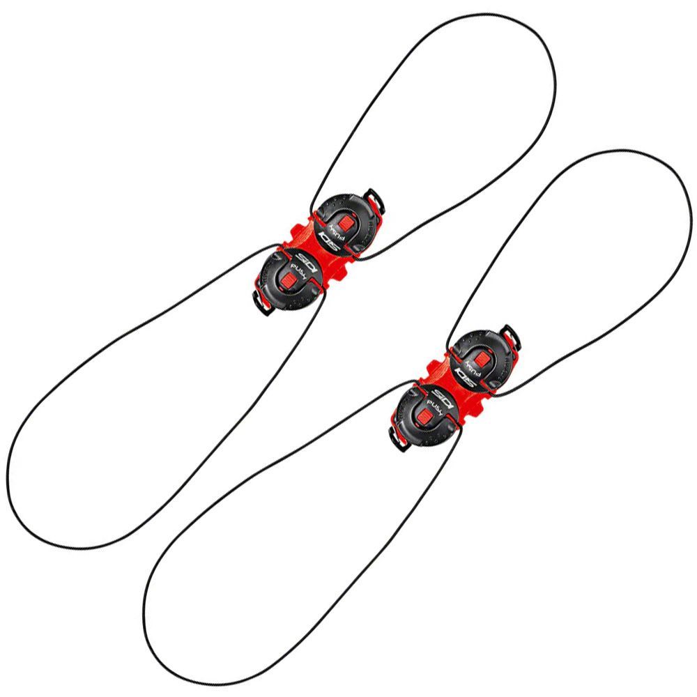 Замок SIDI Double Tecno-3 Push System красн./черн. №108
