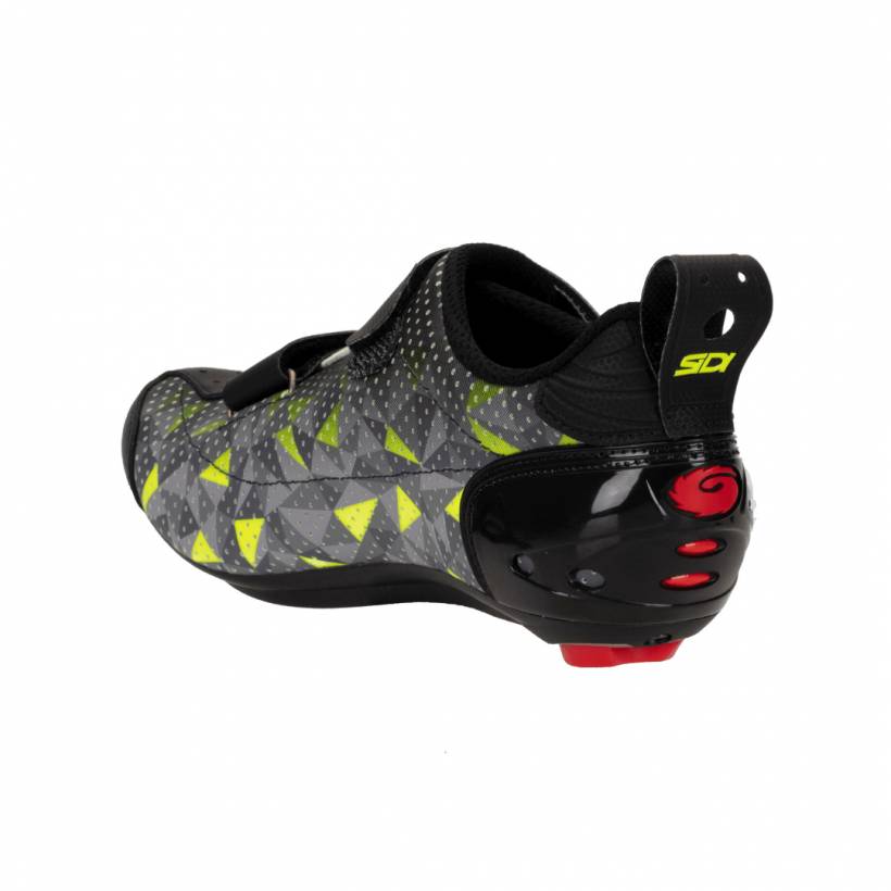 Велотуфли SIDI T-5 AIR CARBON COMP  (42,5, Серый/желтый/черный)