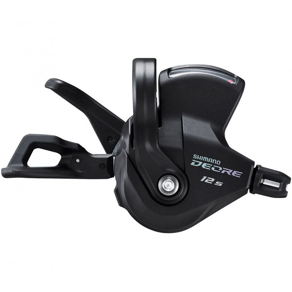Шифтер Shimano Deore, M6100-R, прав, 12ск, на хомут, c индикатором