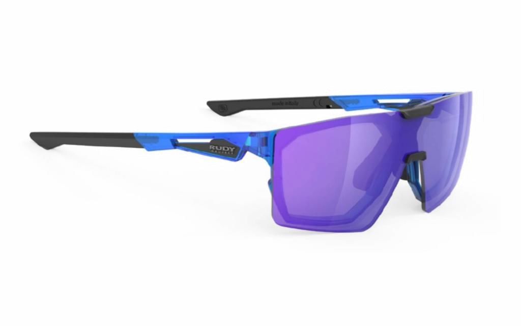 Очки Rudy Project NO CODE Crystal Blue Gloss + clip-on MLS Violet 