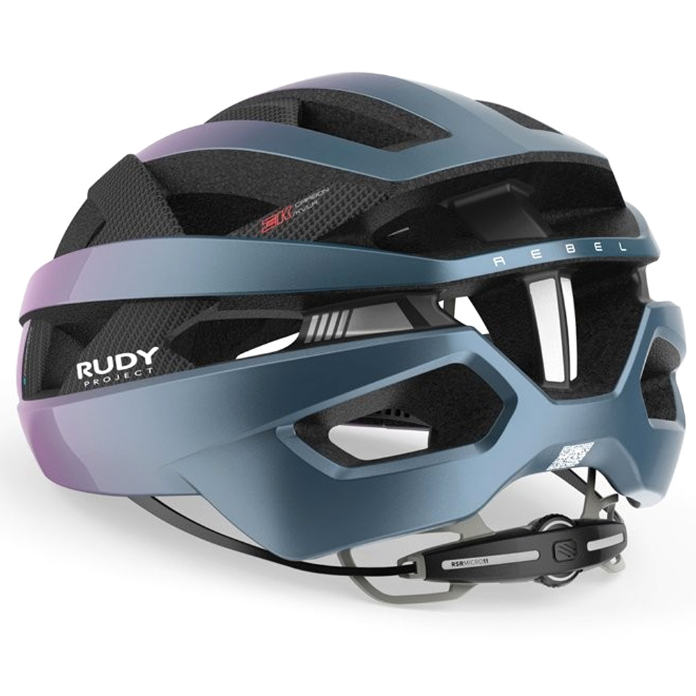 Шлем Rudy Project REBEL Lilac/Blue Avio Metal Shiny L