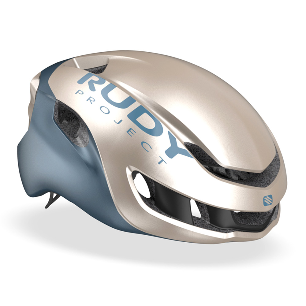 Шлем Rudy Project NYTRON Champagne/Blue Avio Metal Matte L