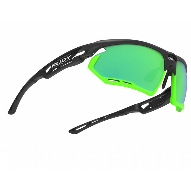 Очки Rudy Project FOTONYK Matt BLACK/Bumpers Lime - Polar 3FX HDR MLS Green