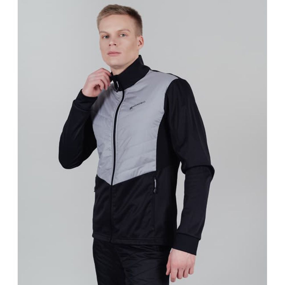 Куртка Nordski Hybrid PRO (M, 201 Черный/серый)