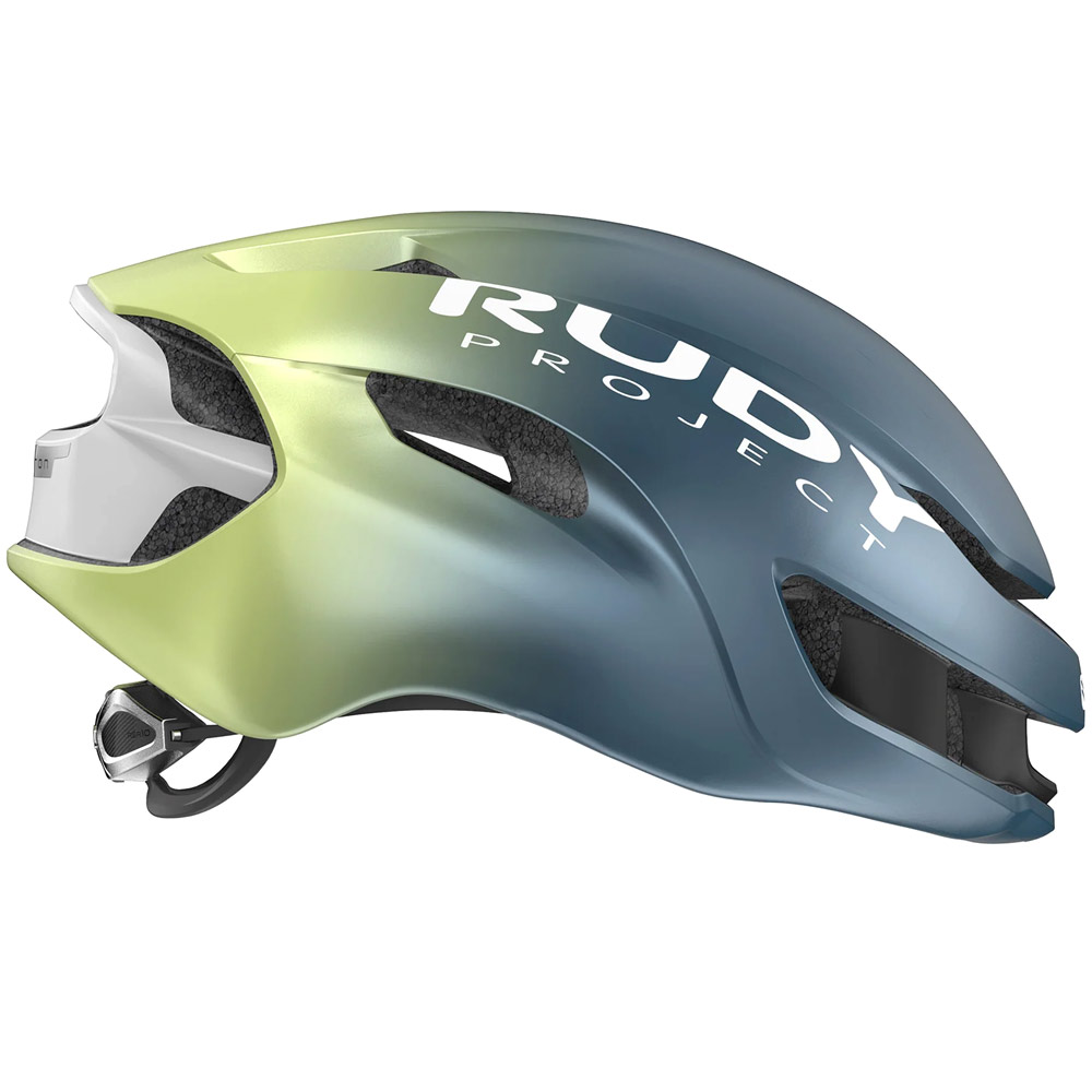 Шлем Rudy Project NYTRON Blue Avio/Apple Green Metal Matte L