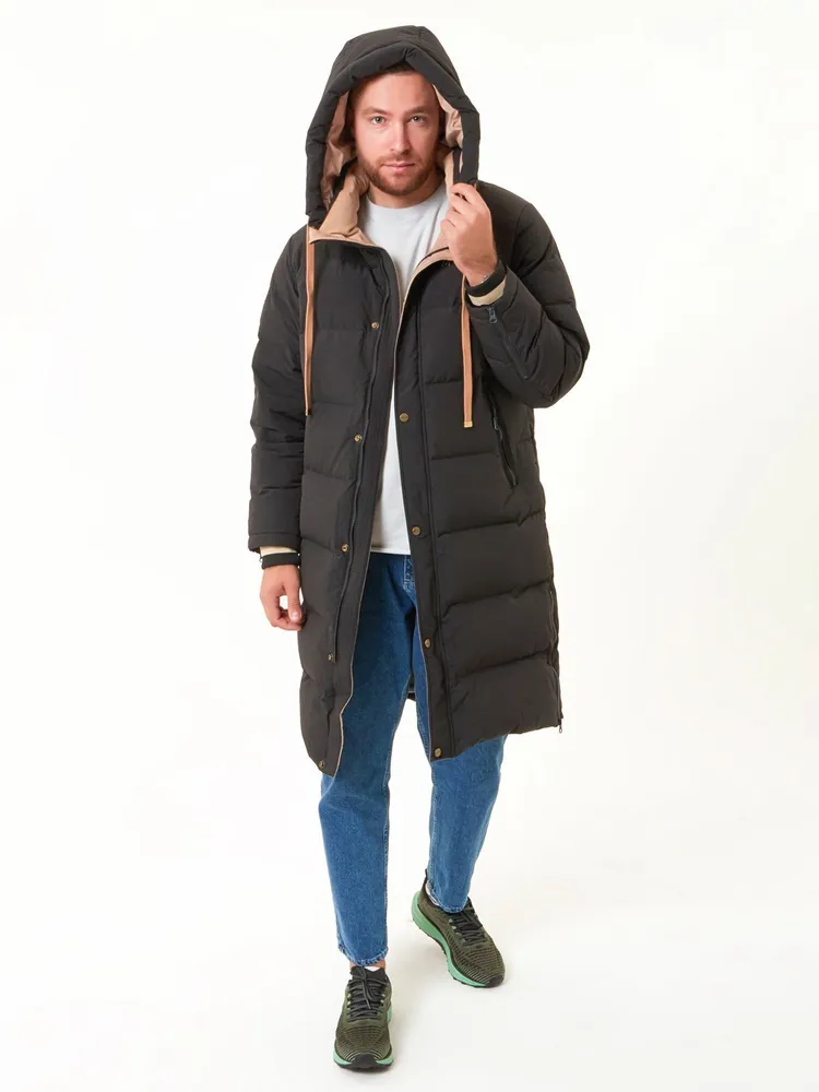 Пальто пуховое MOAX  Dachstein муж. (L, 10000 черный)