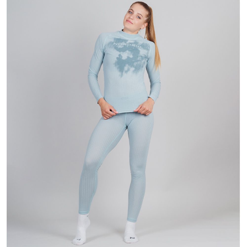 Термобелье верх Nordski Light женское (L, 706 Мятный)