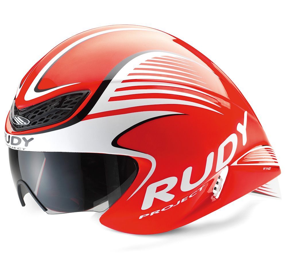 Шлем Rudy Project WING57 RED FLUO/WHITE SHINY L