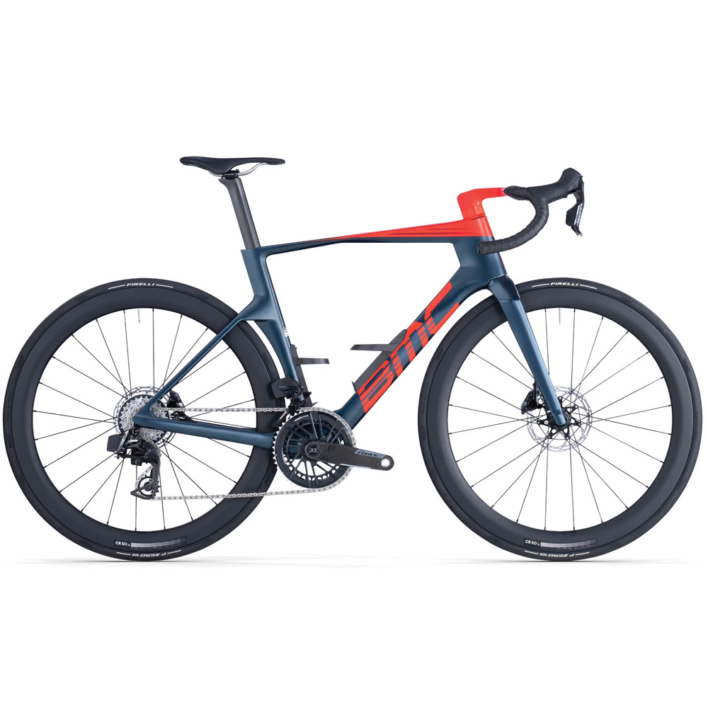 Велосипед шоссейный BMC Teammachine R01 THREE Force AXS 2x12 Petrol/Red/Red
