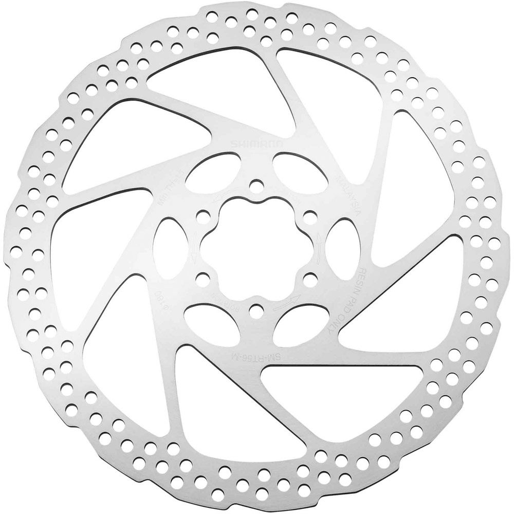 Тормозной диск Shimano, RT56, 160мм, 6-болт, только для пласт колод