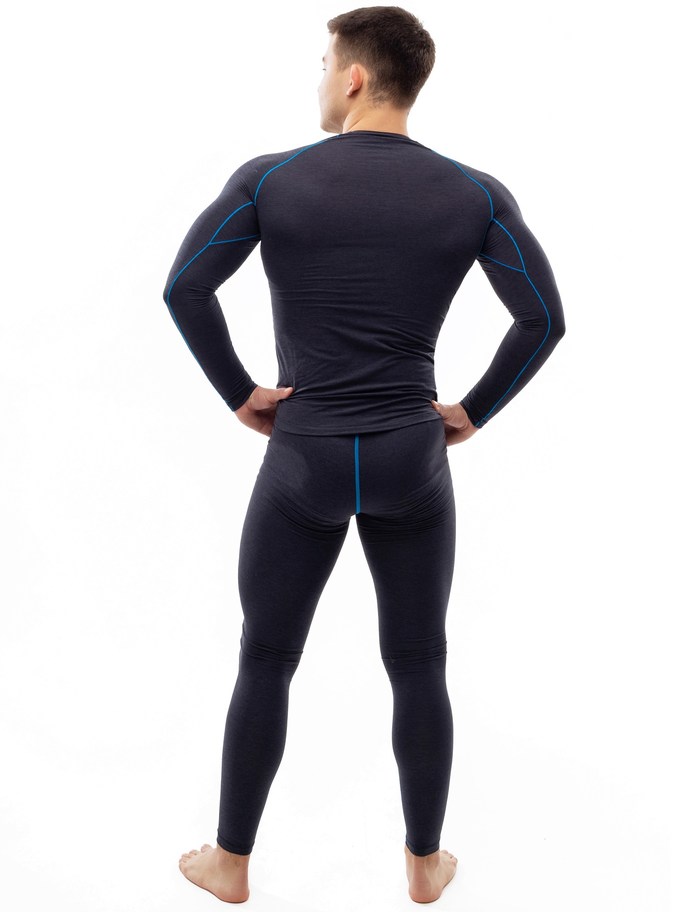 Кальсоны KV+ TENERO мужские (S, 1,Темно серый )