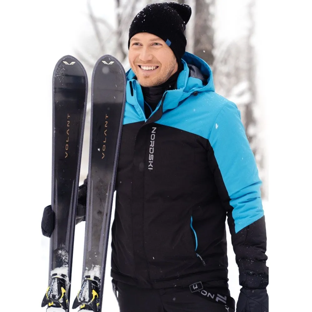Утепленная куртка Nordski Mount (3XL, 175 Черный/ Синий)