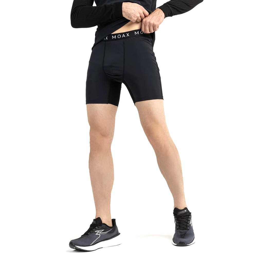 Термобелье шорты MOAX Race Wind мужские (3XL, 10000 Черный)