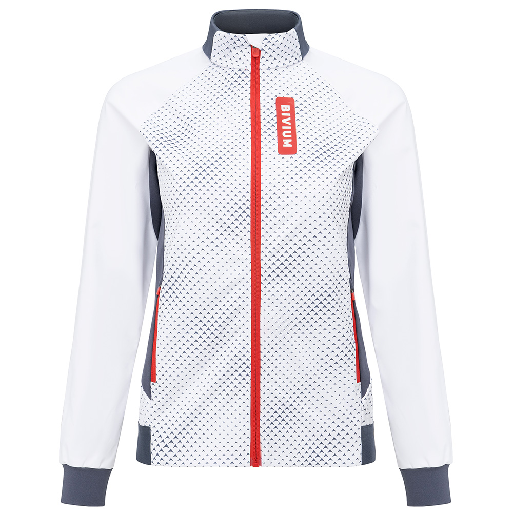 Куртка разминочная BIVIUM Баланс 3.0 женск. (L, Белый/Графит)