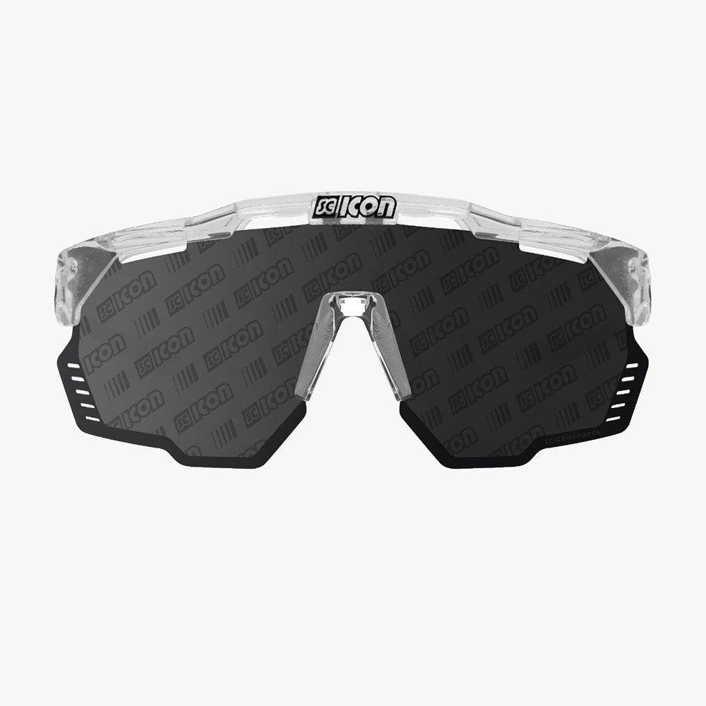 Очки SCICON Aeroshade Kunken Monogram Crystal Multimirror Silver