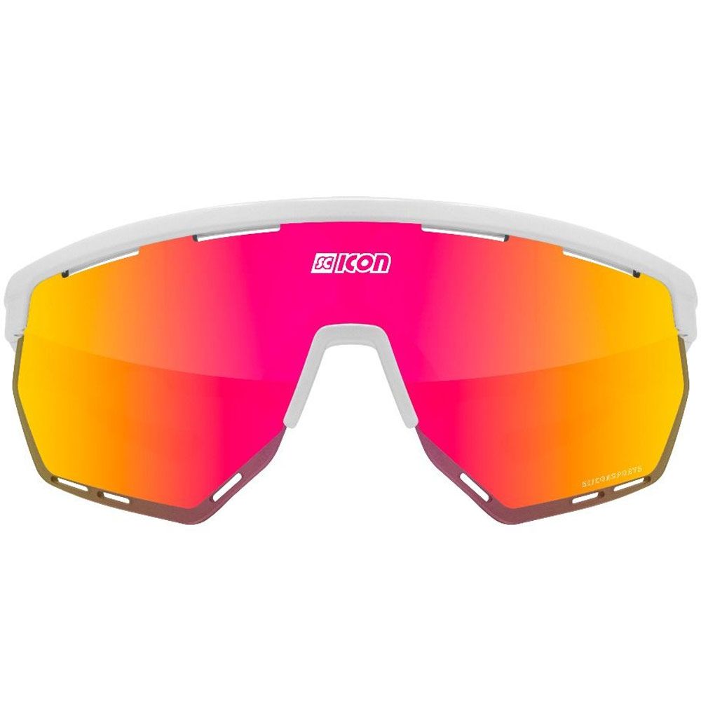 Очки SCICON Aerowing Multimirror Red +Rain Clear /White gloss