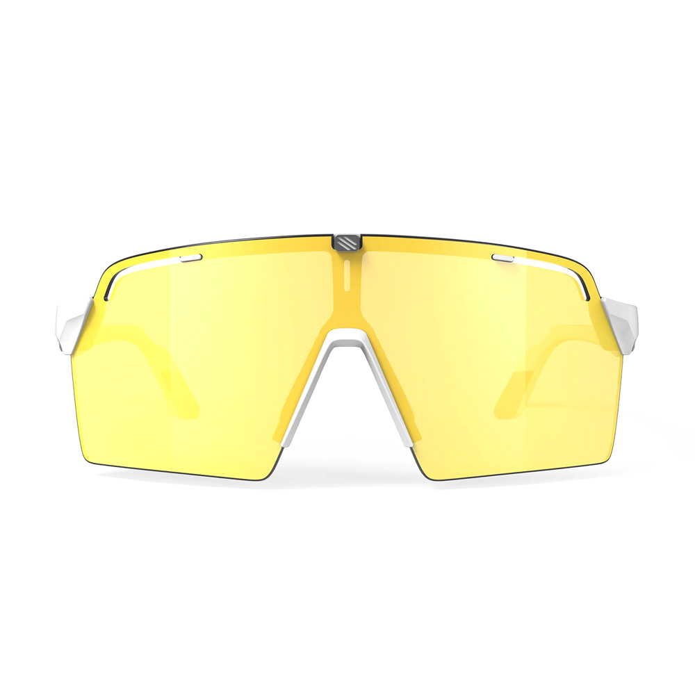 Очки Rudy Project SPINSHIELD PRO White Matte - Multilaser Yellow