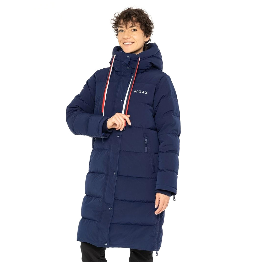 Пальто пуховое MOAX  Dachstein Team женск. (L, 72107 Синий/ Олимпийский синий)
