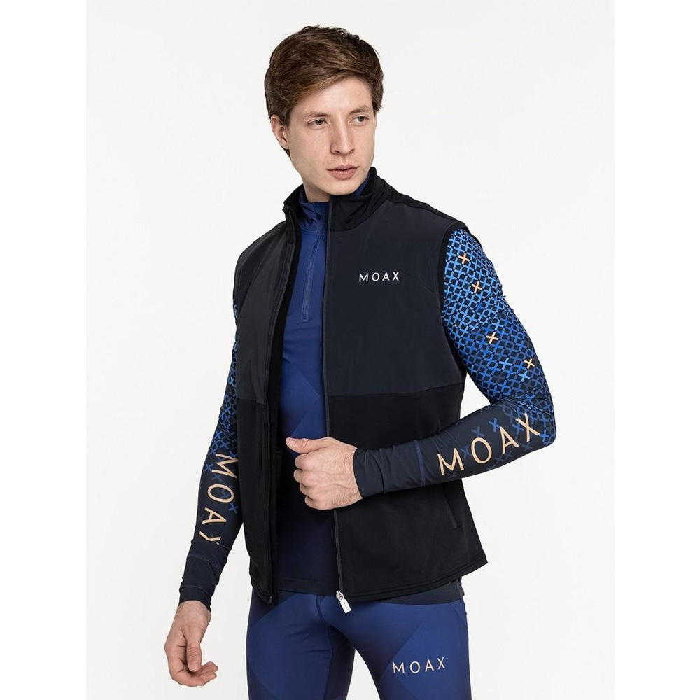 Жилет MOAX Force Wind муж. (L, 10000 Черный)