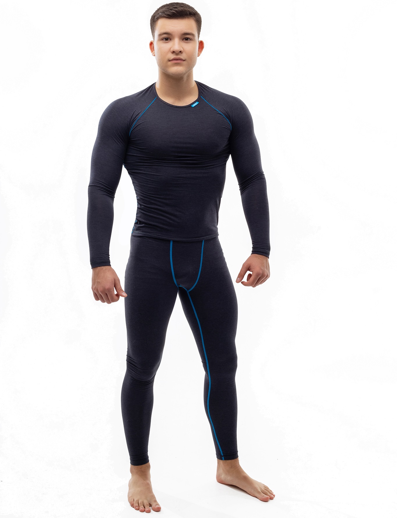 Кальсоны KV+ TENERO мужские (S, 1,Темно серый )